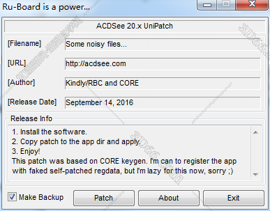 ACDSee20.0序列号【ACDSee20注册机】激活码