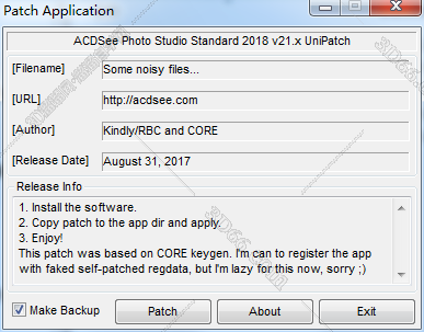 ACDSee2018序列号【ACDSee2018注册机】破解补丁