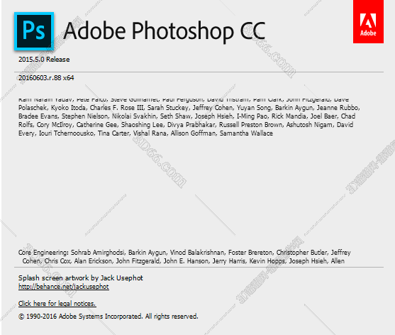 Adobe Photoshop CC2015.5破解补丁【PS CC2015.5注册机】序列号生成器