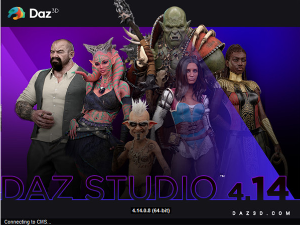 DAZ Studio Pro Edition 4.14破解版【DAZ Studio 4.14】英文破解版