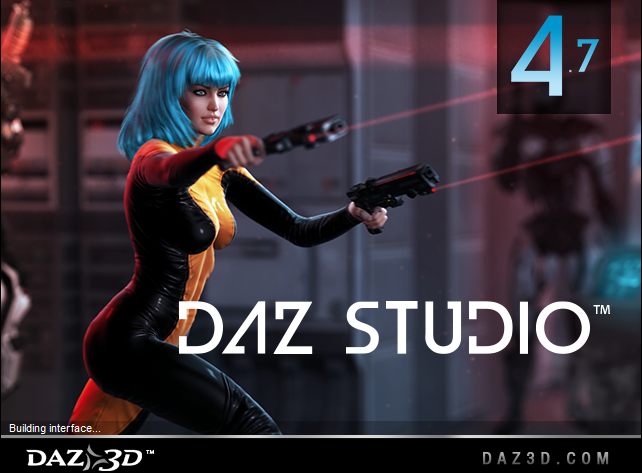 DAZ Studio Pro 4.7破解版【DAZ Studio 4.7】英文破解版