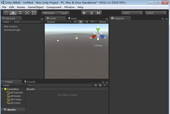 Unity 3D 5.0【附安装教程】英文破解版