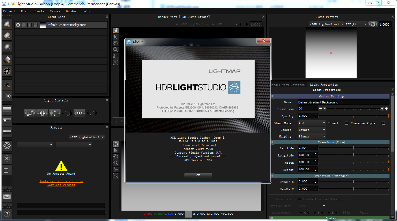 Lightmap HDRLightStudio Carbon 5.8.0【三维渲染室内摄影棚灯光HDR环境软件】破解版下载