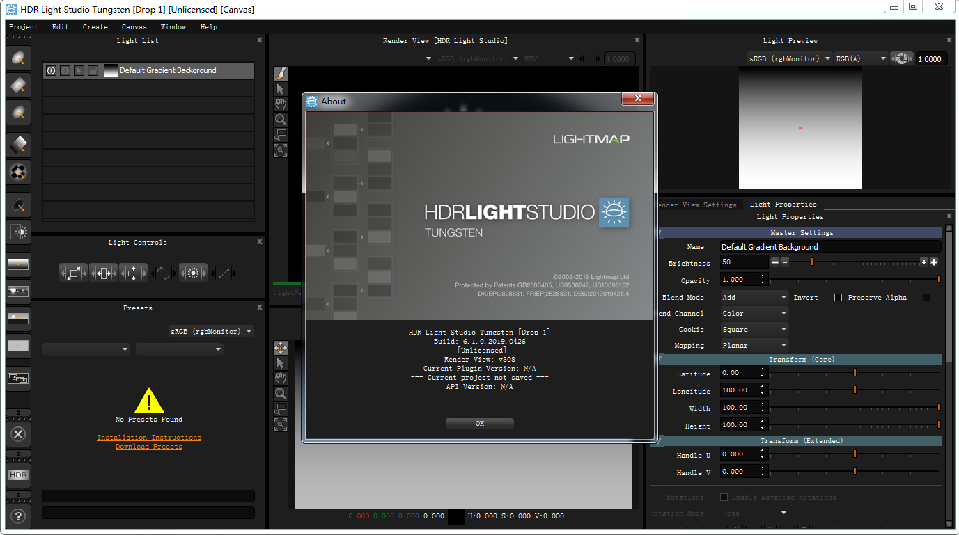 Lightmap HDR Light Studio Carbon 6.1.0【三维渲染室内摄影棚灯光HDR环境软件】英文破解版 附安装教程