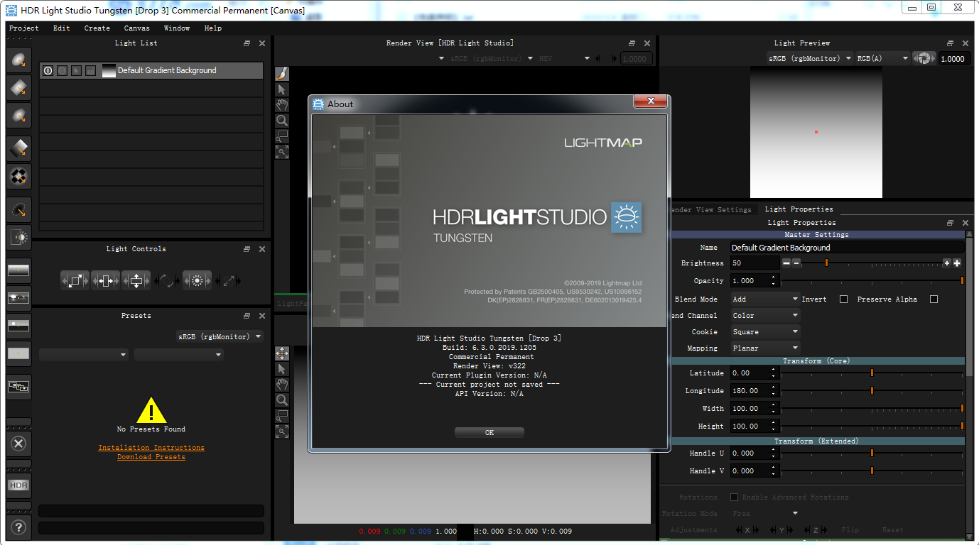 Lightmap HDR Light Studio Carbon 6.3.0【三维渲染室内摄影棚灯光HDR环境软件】破解版 附安装教程