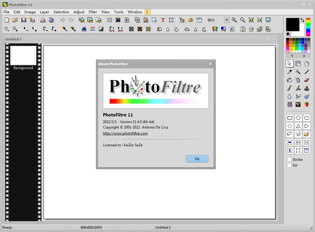 photofiltre studio v11.4.0【图像编辑软件】英文破解版