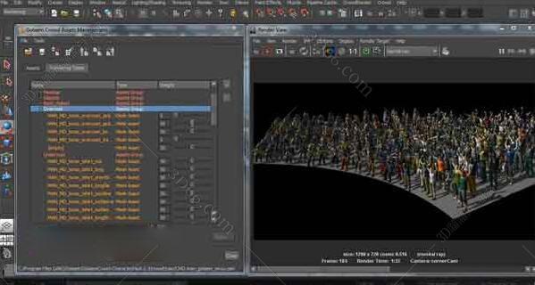Maya动画插件：Golaem Crowd v6.2.4