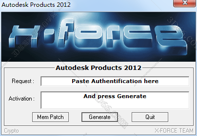 Autodesk revit2012激活码【Revit2012注册机】序列号生成器