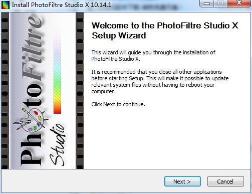 PhotoFiltre Studio安装教程步骤