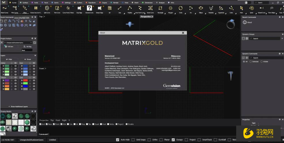 Gemvision MatrixGold v2.0.19240【珠宝设计软件】英文破解版下载