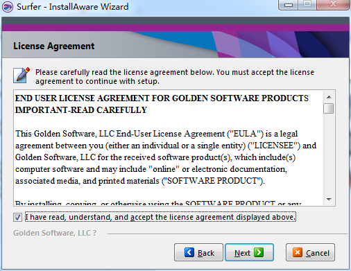 Golden Software Surfer安装教程步骤