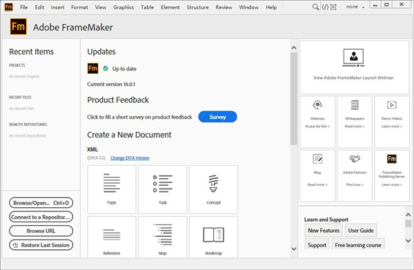 Adobe FrameMaker 16 英文破解直装版