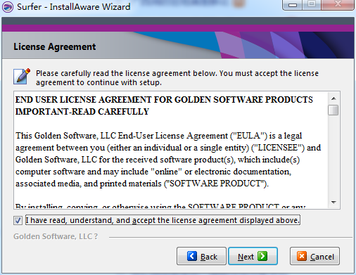Golden Software Surfer安装教程步骤