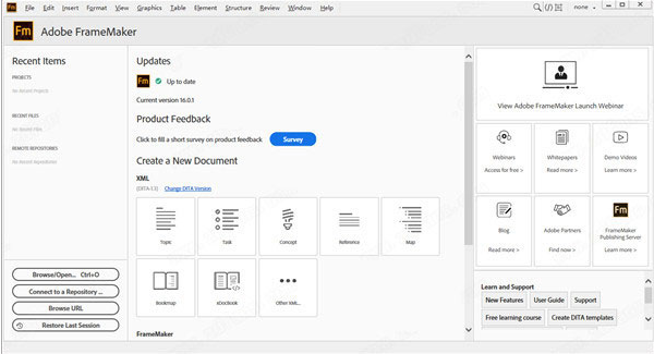 Adobe FrameMaker 16 英文绿色免费版