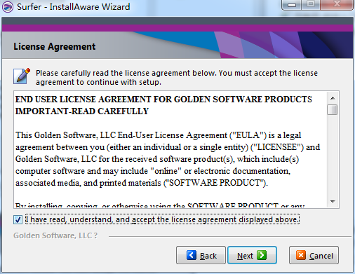 Golden Software Surfer安装教程步骤