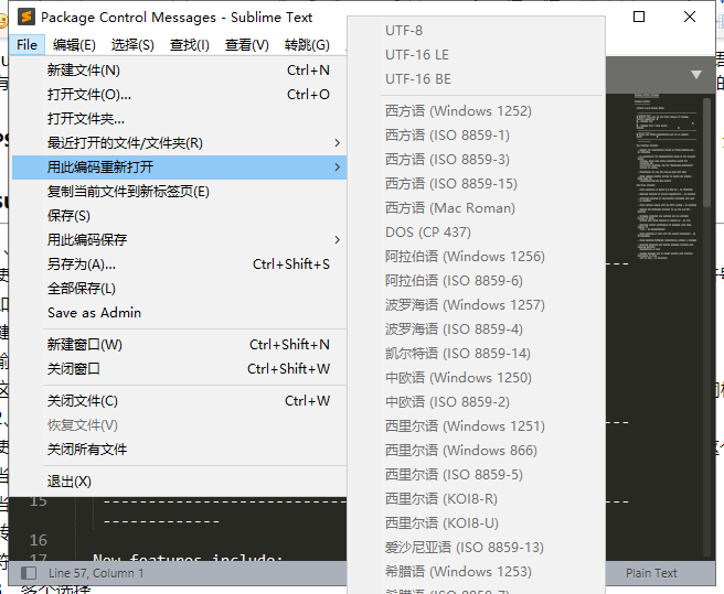 sublime text4精简免安装汉化版