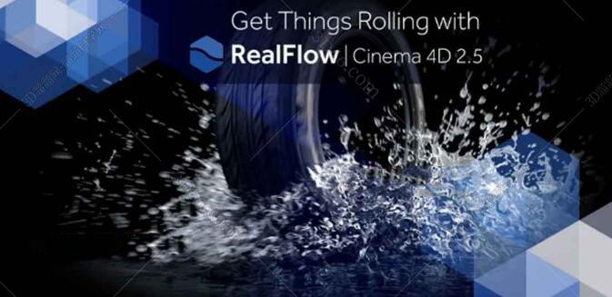 C4D流体模拟插件：NextLimit RealFlow v2.5.2 0075