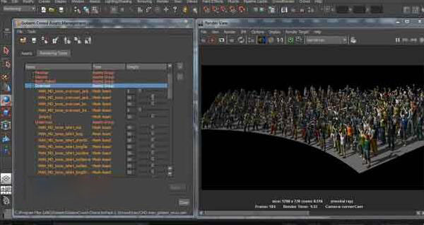 Maya角色群集插件：Golaem Crowd v7.1