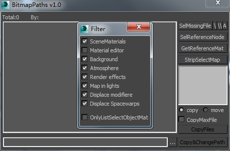 3DMAX Bitmaps paths v1.0脚本插件