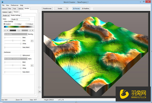 World Creator v2.4.0【GPU三维地形生成软件】英文绿色破解版下载