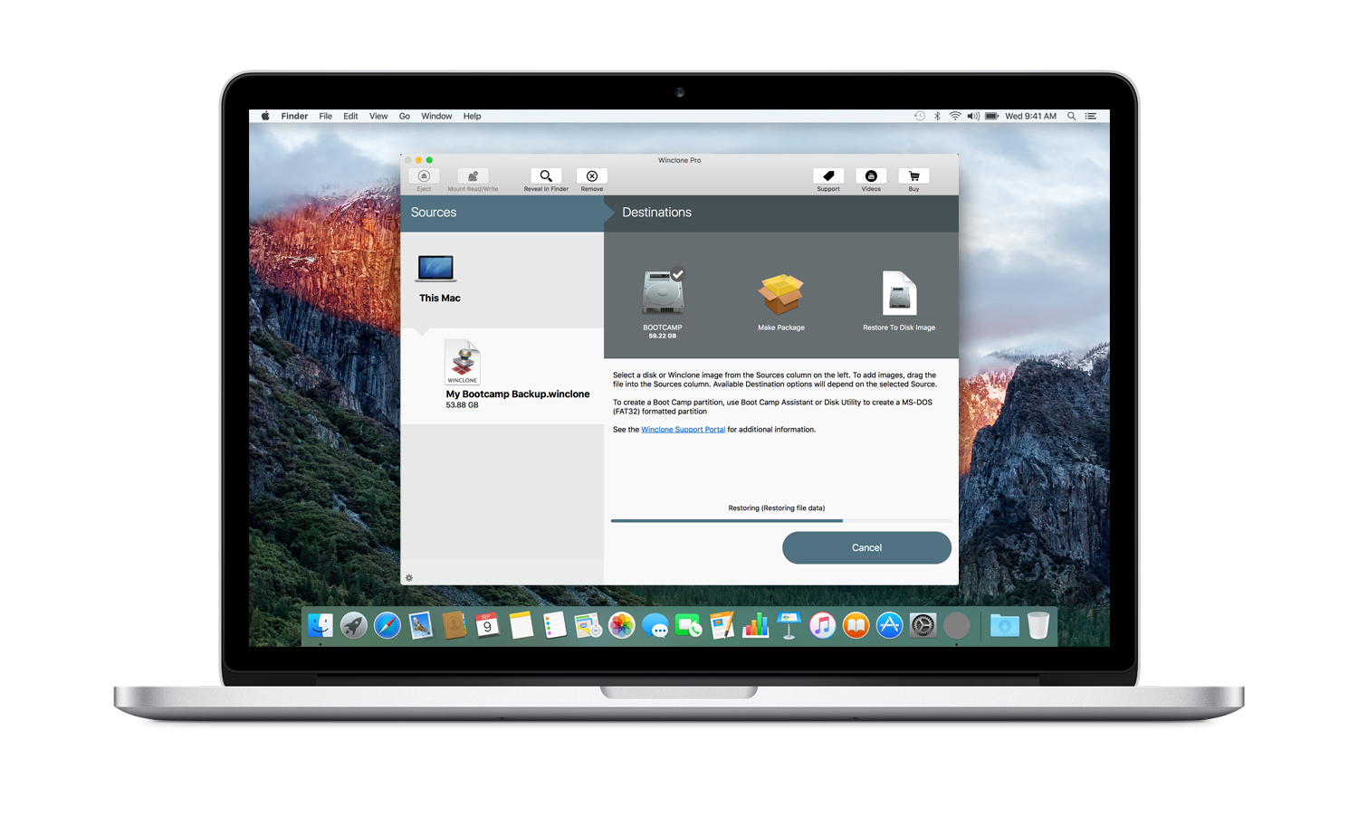 Winclone Pro 6 for Mac 6.2.2 破解版 – Windows分区备份还原工具-1