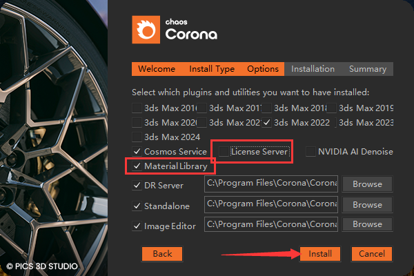 Corona 9.3 for 3d 2016-2024【Corona 9 Hotfix 3】汉化版下载 安装教程-5