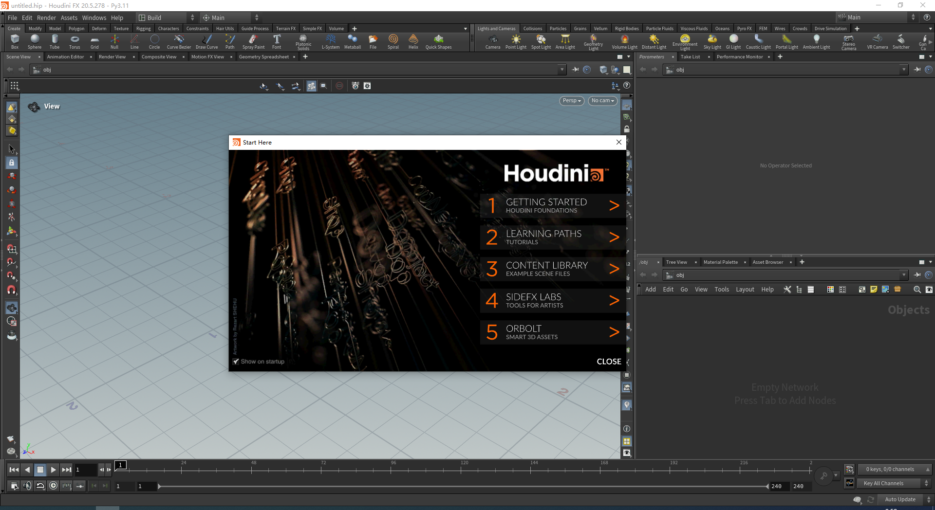 胡迪尼软件Houdini 20.5破解版下载 注册机+安装教程-31