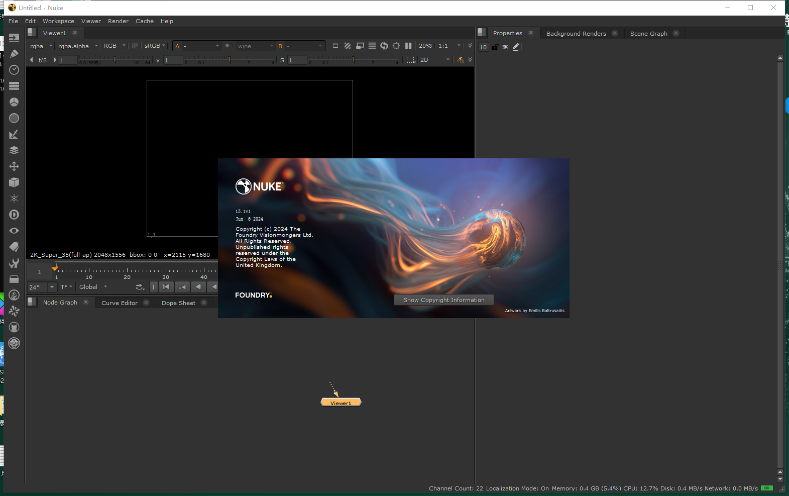 Nuke15破解版 The Foundry Nuke 15.1v1最新版免费版下载安装教程-1